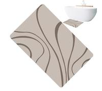 Bathroom Mat, Non Slip Shower Mat, Quick Dry Bath Rug, Soft Absorbent Machine Washable Design, Medium Size, Perfect for Tub, Kitchen, Home Decor, Apartment, Entryway, Dorm Use