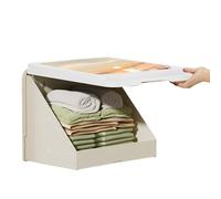 Bathroom - Organizador de pared - Colgable Storage Bin, Wall Mounted Clothes Holder, Decorative Laundry Basket, Space Saving Closet Container | Compact Folding Box For Shower Vanity And Home