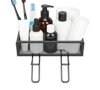 Bathroom Rack Over Toilet - No Drill Home Organization, Over Toilet Bathroom Organizer Wall Shelf, Home, Restroom, Kitchen, Laundry Room, Paper Towels, Toothbrush, Shower Gel, Storage Rack, Space Sal
