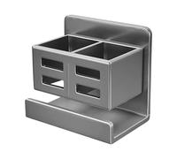 Bathroom Shelves No Drill, Bathrooms Organizer Rack, 4.33x3.86x2.68 Inches Wall Mounted Restroom Shelve Over Toilet & Sleek Design, Floating Comfort Room Brackets for Storing Toiletries, and Towels