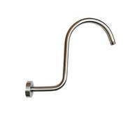 Bathroom Shower Arm Accessories Extension Black Gold Brushed Rod Hardware Wall Mounted Rainfall Head Bracket Bath Tube Para Uso en el Baño(33 S Brushed Nickle)