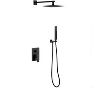 Bathroom Shower Faucet System Mixer Set, Oil Rubbed Bronze Wall Mount Shower System, Bathroom Shower Mixer with 8-10\