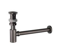 Bathroom Sink Bottle Trap Wash Basin Waste Siphon Pipe Kits Drain Fittings Para Lavabo De Baño y Lavabo(Grey No hole)