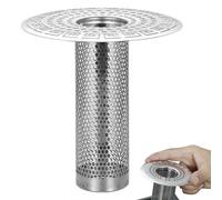 Bathroom Sink Drain Strainer, Stainless Steel Hair Catcher Filter