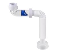 Bathroom Sink Drainpipe Extension, Expandable Basin Hose, Flexible Overflow Tailpiece Tube, Leak-Resistant Connection, Adjustable Length Design, Easy Installation Fitting, Perfect for Vessel, Overflow