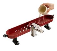 Bathroom Sink Shelf - No Drill Faucet Organizer | U Shape Storage Rack