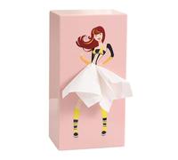 Bathroom Tissue Box Holder - Creative Tissue Box Holder with Lid for Bathroom | Interesting Napkin Holder with Stylish Lady Pattern for Car, Dining Room, Bathroom, Bathroom Tissue Box Holder