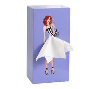 Bathroom Tissue Box Holder - Creative Tissue Box Holder with Lid for Bathroom | Interesting Napkin Holder with Stylish Lady Pattern for Car, Dining Room, Bathroom, Bathroom Tissue Box Holder