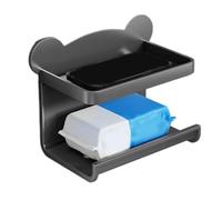 Bathroom Tissue Organizer Wall Mounted Self Adhesive Storage Shelf