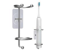 Bathroom Toothbrush Holder - 10cm, Waterproof Stainless Steel Storage | Wall Mounted Tooth Brush Holder For Shower Glass Mirror Marble Tile Home Apartment Dorm RV Hotel