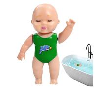 Bathroom Toys, Wind Up Waterproof, Cute Soft Doll, Water Play Bath, Bathtub Pool Fun Toys Kids, Indoor Sensory Bath Play Children, Summer Splash Baths Toy Girls, for Home Family Bathroom Use