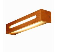 Bathroom Vanity Lights Wall Mount Light Fixture, Wooden LED Wall Lamps Nordic Lighting Fixtures Over Bath Makeup Mirror Lamp For Kitchen Hallway Bedroom