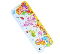 Bathsafe Alfombrilla de baño Extra Larga de Princesa Sirena Antideslizante con ventosas, Alfombrilla de baño Duradera para niños pequeños con Agujeros de Drenaje y ventosas, 100 x 40 cm
