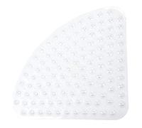 Bathsafe Sector - Alfombrilla de goma antideslizante para ducha o bañera, antideslizante, con succión antibacteriana, 53 x 53 cm, transparente