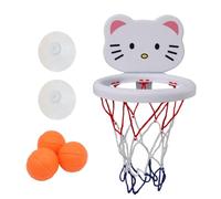 Bathtub Basketball Hoop, Cartoon Suction Cup Basketball Net, Portable Water Play Sets , Interactive Game for Boys Girls (Multicolor Set) for Bathroom, Preschool, Home Fun