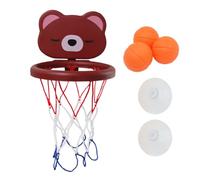 Bathtub Basketball Hoop, Cartoon Suction Cup Basketball Net, Portable Water Play Sets , Interactive Game for Boys Girls (Multicolor Set) for Bathroom, Preschool, Home Fun