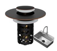 Bathtub Drain Hair Catcher Stainless Steel Drain Stopper Plug