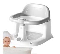 Bathtub Seat, Non-Slip Suction Cup Bath Chair, Secure Support Seat Shower or Tub 15.75x12.2 inches, Bathing Helper for Home, Travel, Hotel, Vacation, Girls and Boys Ages 6-24 Months