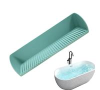 Bathtub Splash Guard | 40.6x9x10cm Versatile Silicone Tub Water Splash Guard | Easy Access To Installation Waterproof Bathroom Accessories, Bath Toy Tray Organizer For Kids