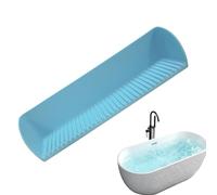 Bathtub Splash Guard | 40.6x9x10cm Versatile Silicone Tub Water Splash Guard | Easy Access To Installation Waterproof Bathroom Accessories, Bath Toy Tray Organizer For Kids