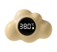 Bathtub Temperature Gauge, 16x29x14cm PP+Electronic Waterproof Cloud Shape Floating Sensor with LED Digital Display for Bathroom, Shower, Nursery, Spa