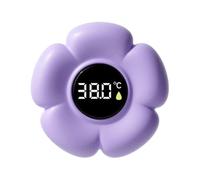 Bathtub Temperature Gauge - Floating Digital Sensor for Water Safety | ABS Waterproof Flower Meter with LED Screen, Real Time Bath Reading Tool for Kids Bathroom Shower Pool Use