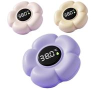 Bathtub Thermometer, Digital Floating Toy | Waterproof Digital Bathtub Thermometer with Flower Shape and LED Display (A)