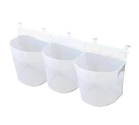 Bathtub Toy Holder | Large Capacity Mesh Design Toy Organizer with 3 Compartments | Quick Dry Storage Bag, Dishwasher Safe Organizing Supplies for Toys, Small Items, Bathroom Storage