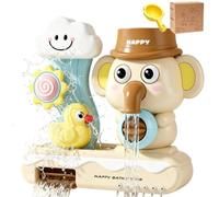 Bathtub Toy - Water Fall Game, Elephant Shower Set Bathing Fun Unit