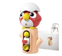 Bathtub Toy, Water Shower Toy, Strong Suction Attachment, Interactive Learning, Rotating Play Game for Bath Time, Entertainment, Home, Pool Travel, Kids, Bathroom