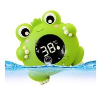 Bathtub Water Sensor, Digital Waterproof Frog Thermometer, Shower Temperature Monitor Device For Children Kids Boys Girls Traveling Home Hotel Holiday Celebration Safe Bath Time Water Testing Tool