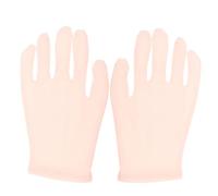BATHVEVE 1 par Guantes Hidratantes de Spa para Manos Guantes de Cuidado para Hidratación y Protección de Manos Agrietadas Rosa