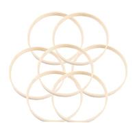 BATHVEVE 10 Piezas Atrapasueños Círculo de Bambú atrapasueños guirnalda anillos artesanales para atrapasueños adulto redondo forma largo anillo atrapasueños Accesorios de DreamCatcher