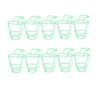 BATHVEVE 10 Piezas Infusión Colgante para Botellas de Funda de Plástico para Botellas Salinas de Rejilla para Infusión Médicos para Uso Hospitalario