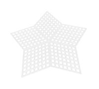 BATHVEVE 10 Piezas Láminas de Malla Plástica para Bordar y Hacer Bolsos Set Rejilla Plástica Multi Funcional Superficie Lisa y Resistente para Proyectos de Manualidades y Diy