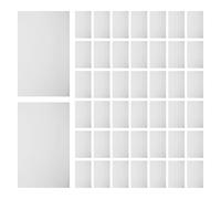 BATHVEVE 100 Unidades Cubierta y Acabado Elegante Superficie Resistente a Rayaduras Transparente de Plástico para Archivadores para Documentos y Scrapbooking