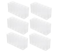 BATHVEVE 10piezas Caja De Almacenamiento De Papelería para Escritorio Organizador De Bolígrafos De Caja De Almacenamiento De Marcadores para Organizar Útiles De Oficina Casa Oficina