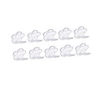 BATHVEVE 10piezas Cajas De Polvos Para Cejas y Sombras Colores Envases Recargables Para Rubor Diseño Simple Para