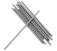 BATHVEVE 12 Piezas Pasadores de Varilla Acero Inoxidable 100x3 Mm para Tablero de Crochet, Alfileres de Tejer de Metal, Juego de Bloqueo para Artesanía y Manualidades de Tejido