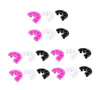 BATHVEVE 18piezas Bolsas De Manicura De Huecos Para Remover Esmalte y Suavizar Cutículas De Blanco y Rosado Para Tratamientos De Uñas y Cuidado Casa o Salón