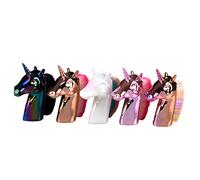 BATHVEVE 1pieza Brocha De Maquillaje Unicornio De Diseño Creativo Para Polvo y Base Para Uso Diario y Profesional Mango De Envío Bolsa Blanca