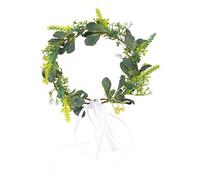 BATHVEVE 1pieza Guirnalda De Lavanda Artificial Para Cabello Adorno Floral Handmade Para Bodas Fiestas y Vacaciones Playa Color Amarillo