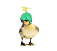 BATHVEVE 2 Cascos de Protección para Pollos Plástico Resistente, Sombreros Ajustables para Lluvia y Sol, Accesorios Divertidos para Disfraces de Mascotas