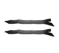 BATHVEVE 2 Fundas Protectoras para Espadas de PU Correa Ajustable, Bolsa Portátil Negra para Accesorios de Disfraces y Transporte
