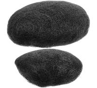 BATHVEVE 2 Piezas de Recogido Postizo Moño para Mujer, Relleno de Cabello Liso, Tamaño Grande y Pequeño, Accesorios para Peinados de Boda y Eventos Obsequios