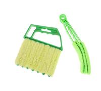 BATHVEVE 2 Piezas Limpiador de Herramienta Profesional de Limpieza para Cepillo de Limpieza y Duradero con Clips Especiales para Esquinas y Rincón Verde