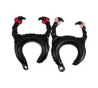 BATHVEVE 20piezas Diademas De Trenza Globos Accesorios Para Niñas y Mujeres Ligero Para Fiestas Celebraciones