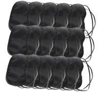 BATHVEVE 24 piezas Máscara de con Banda Elástica Cubierta de Ojos para Dormir para Bloqueo Total de Luz de y del Paquete de Unidades Negro