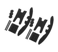 BATHVEVE 2juegos Kit de Almohadillas de Esponja para Casco de Moto Forro Interior Absorbente de Sudor para Casco de Ciclismo y Motocicleta Protección y Comodidad Reemplazable MTB