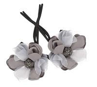 BATHVEVE 2piezas Coleteros De Flores Elásticos Para Mujer y Niñas De Accesorios De Pelo Duraderos y Atractivos Para Usos Diarios y Especiales